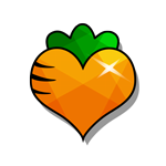 carrot heart logo